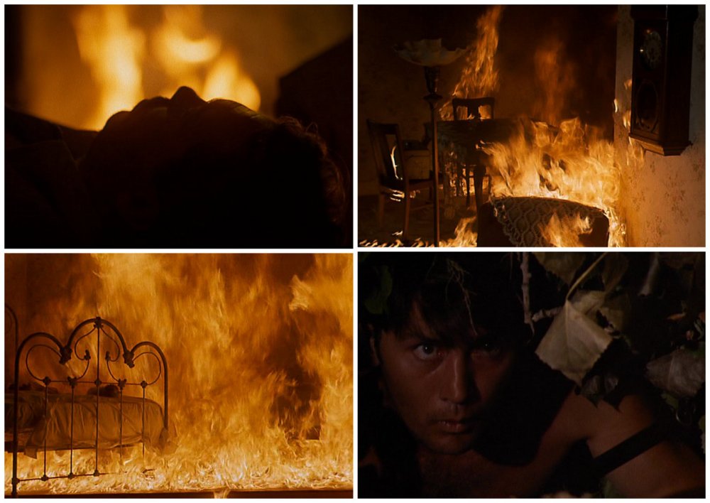 Pour posséder, Kit pratique littéralement une politique de terre brûlée (la Balade sauvage)