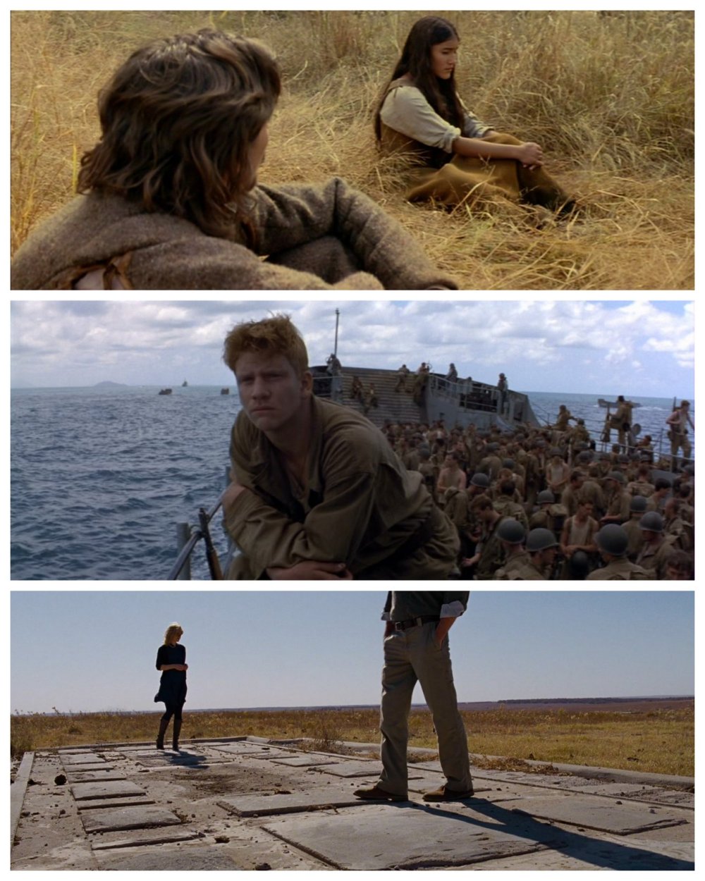 Malick aime utiliser la profondeur de champ. Ici avec le Nouveau monde, la Ligne rouge et A la Merveille.