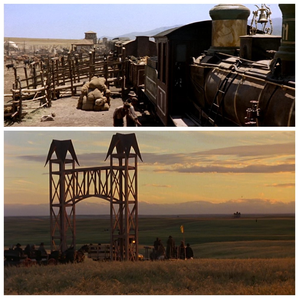 Il était une fois dans l'Ouest / Les Moissons du ciel : colonisation de l'espace américain.